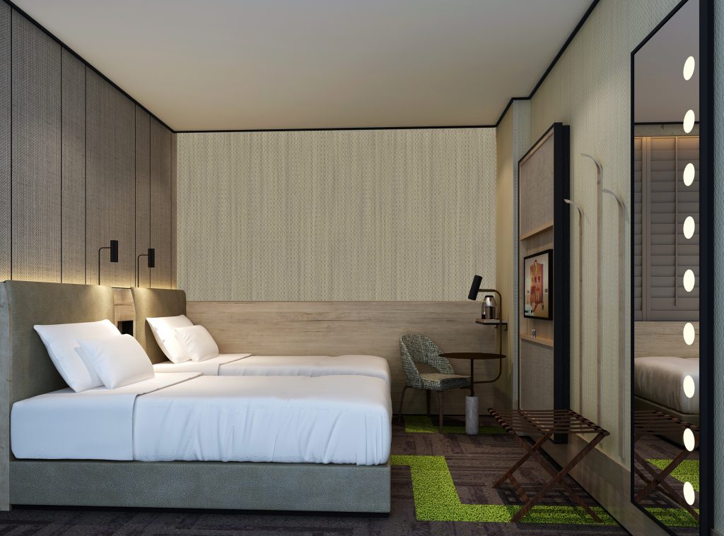 Aerotel Heathrow T2 bedroom