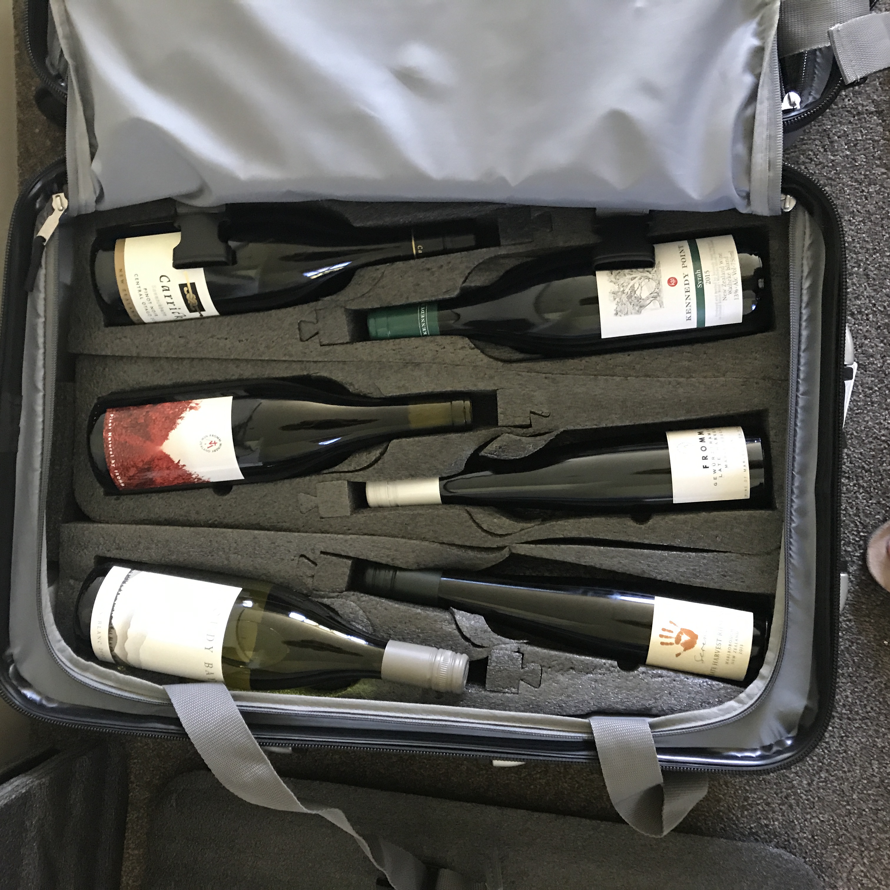 VinGardeValise Grande which holds 12 bottles wine holidays