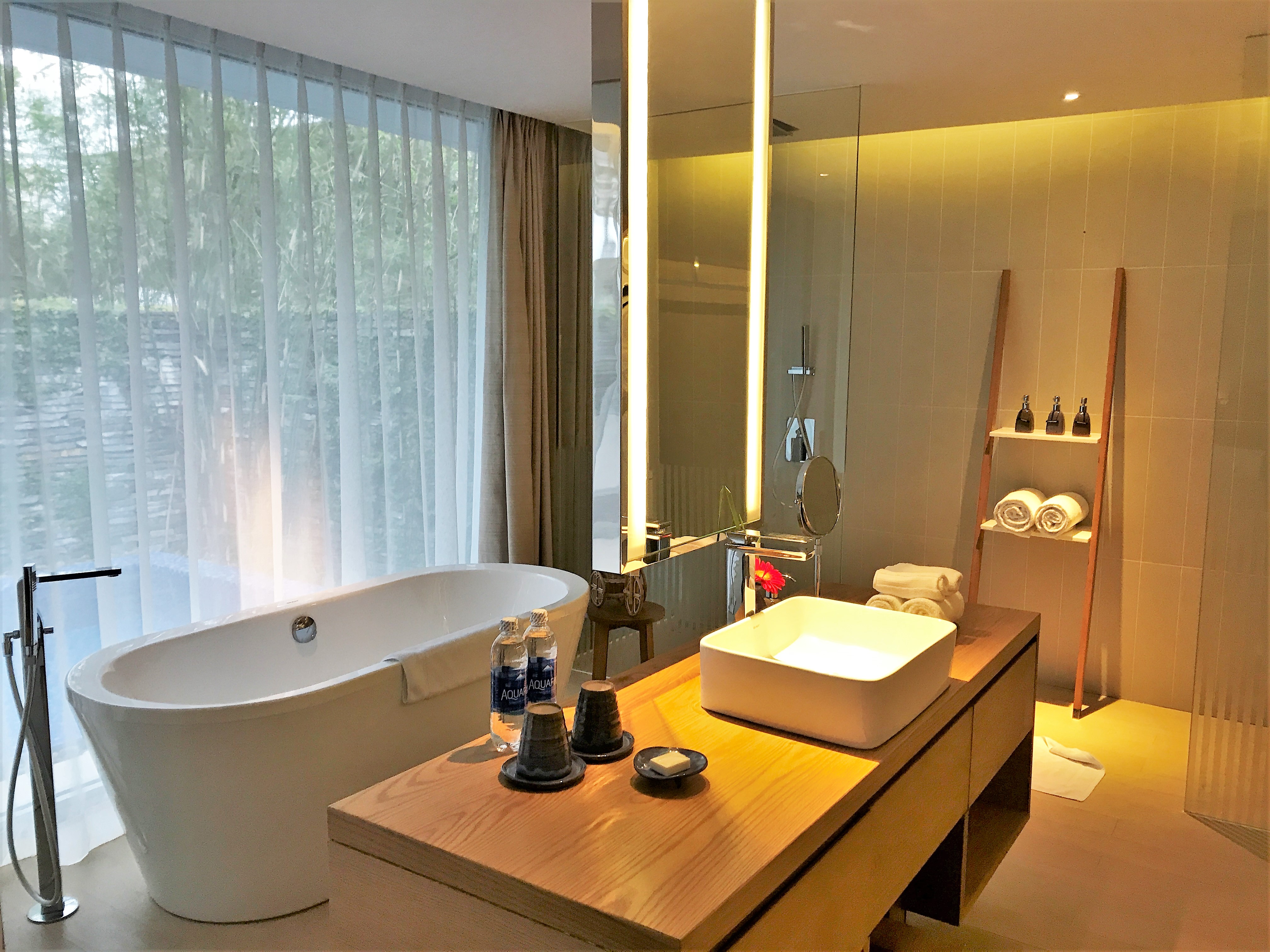 Naman retreat review danang vietnam bathroom pool villa