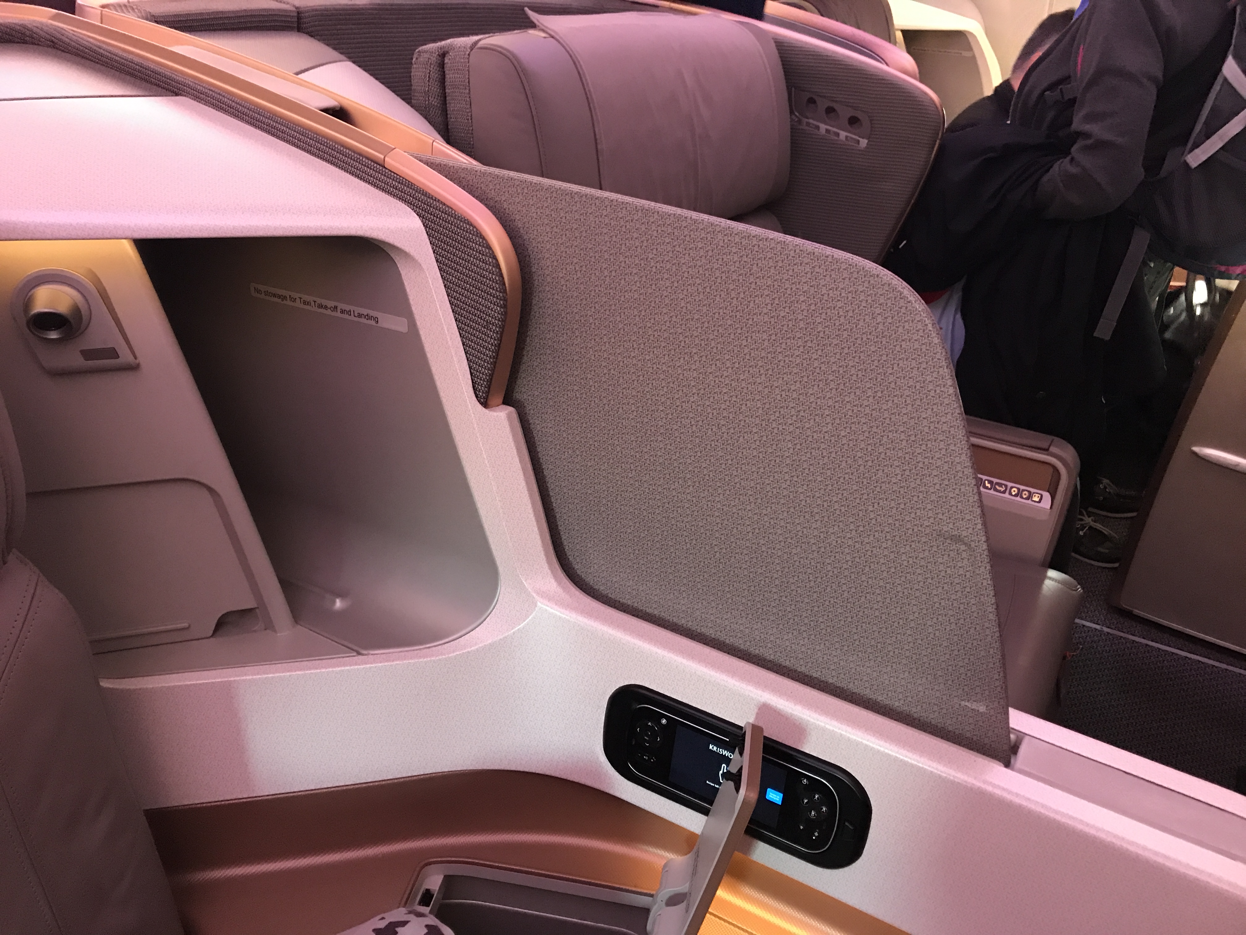 Singapore airlines A350 business class review stockholm