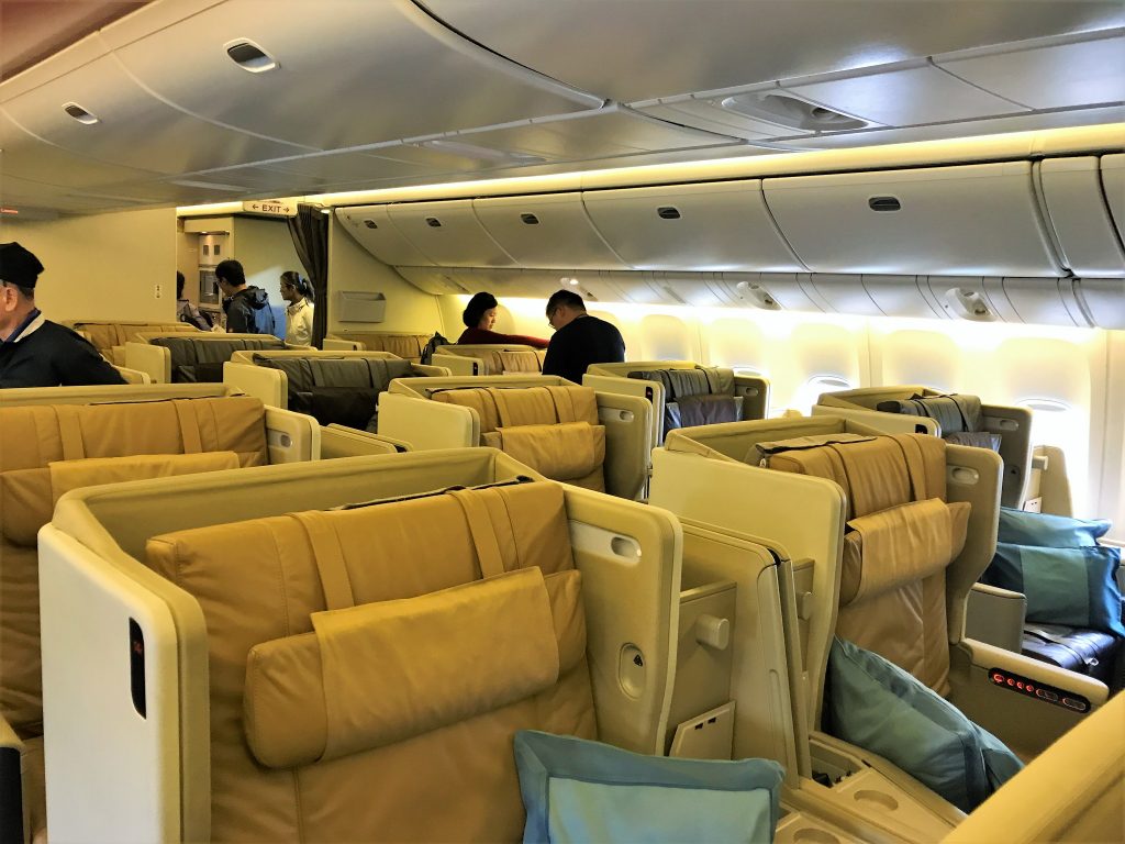 Singapore Airlines B777 business class review