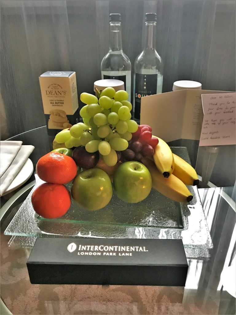 Intercontinental London Park Lane review fruit