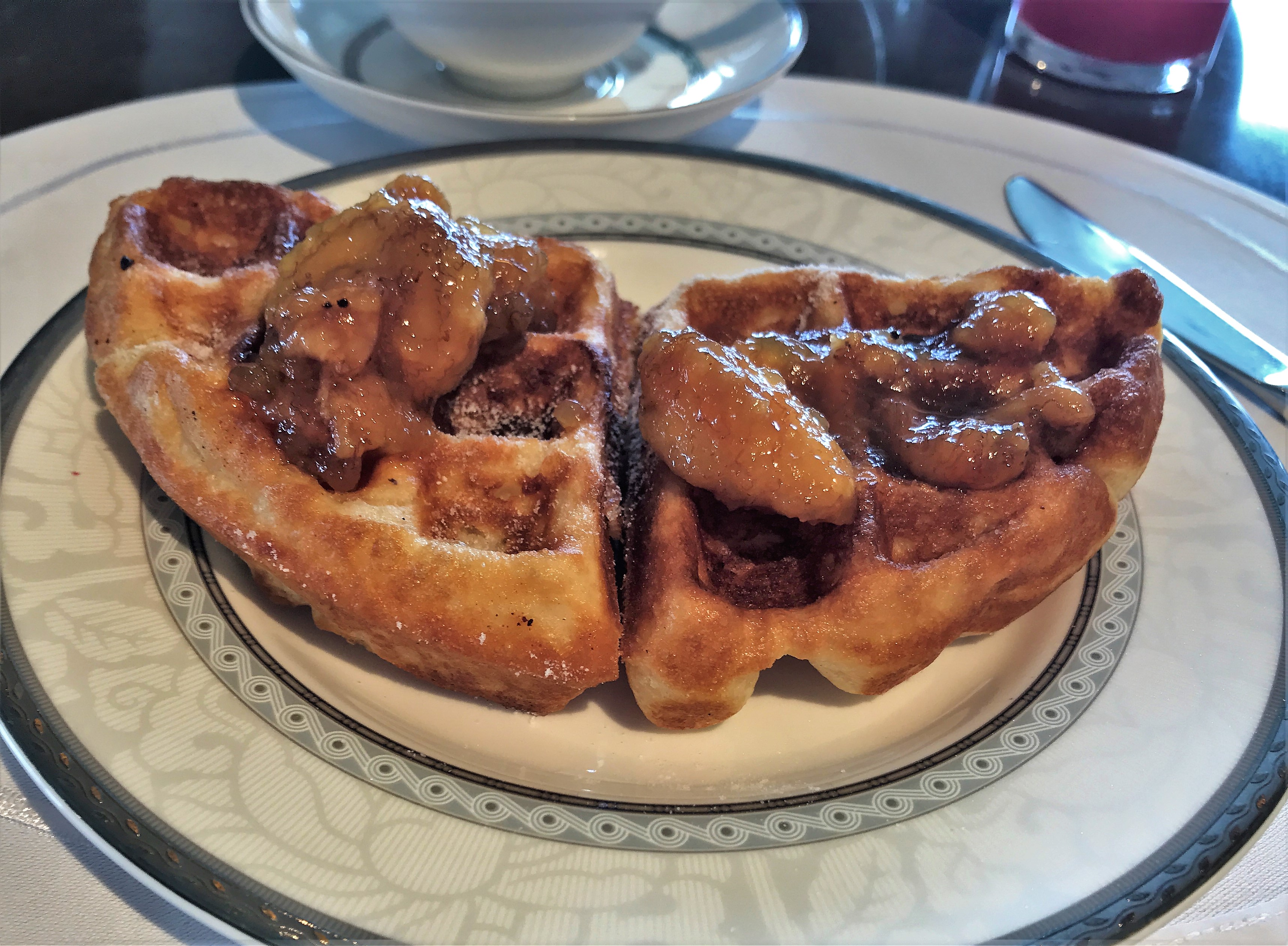 Shangri-La Hotel Bangkok review waffles