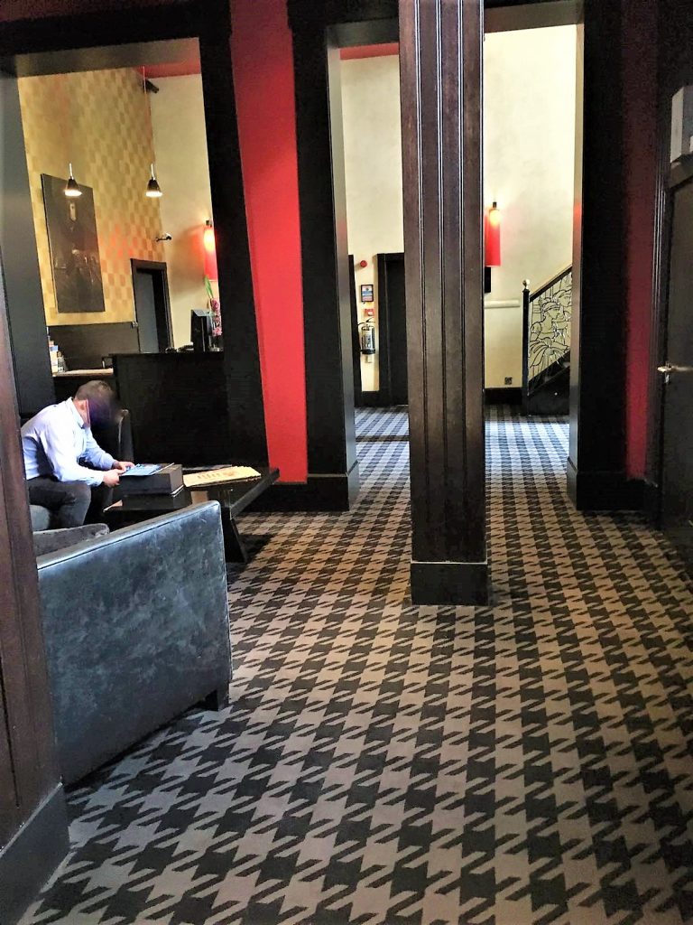Malmaison Hotel, Glasgow review reception area