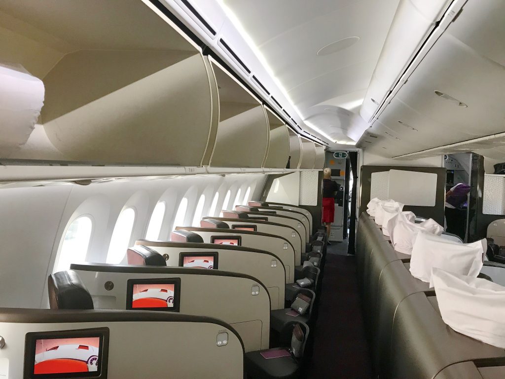 Virgin Atlantic B787 Upper Class Heathrow to Los Angeles review A seats