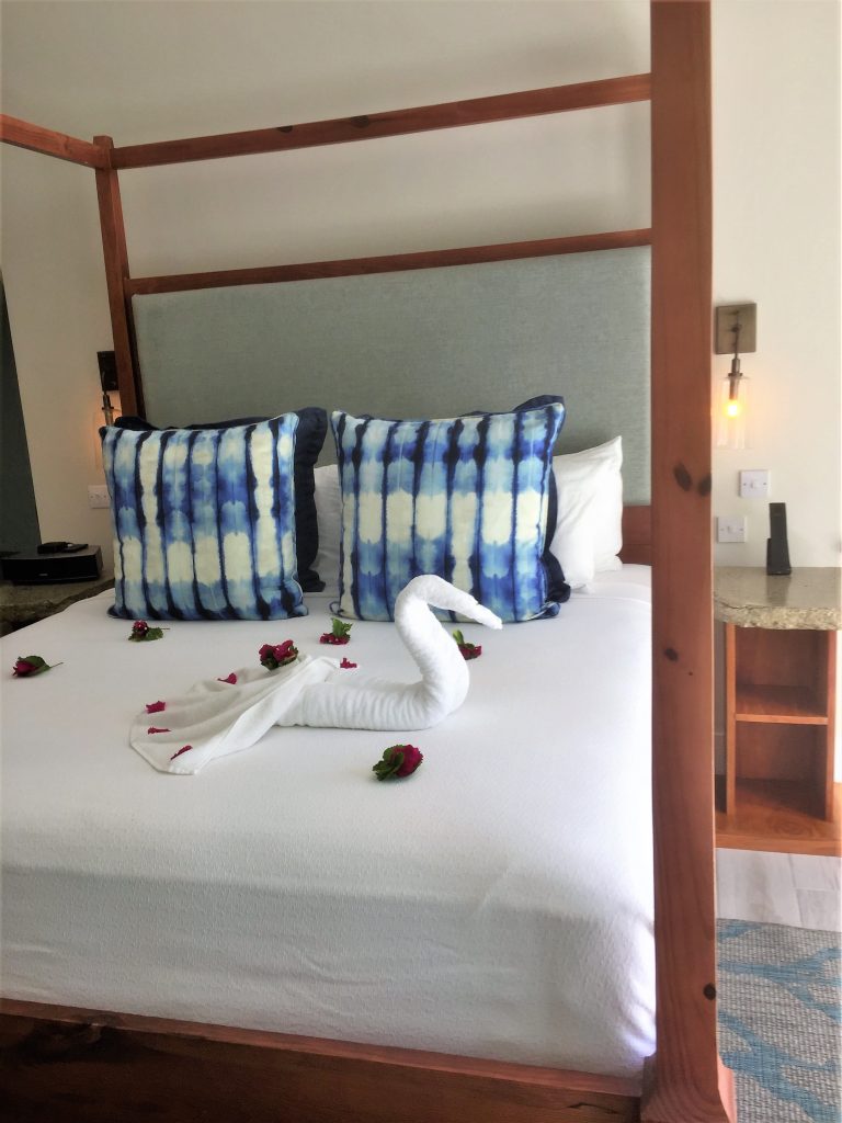 Serenity at coconut Bay st lucia review bed and room