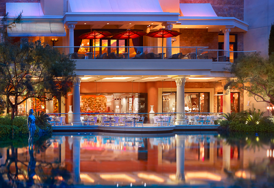 Encore by Wynn hotel Las Vegas review lakeside patio