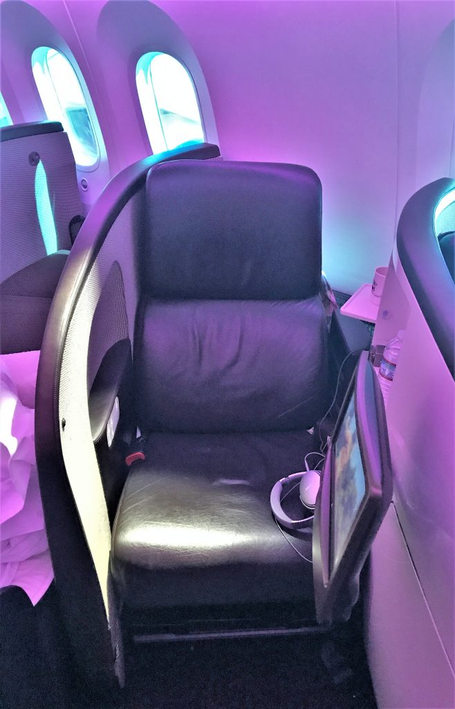 Virgin Atlantic B787 Upper Class night flight review