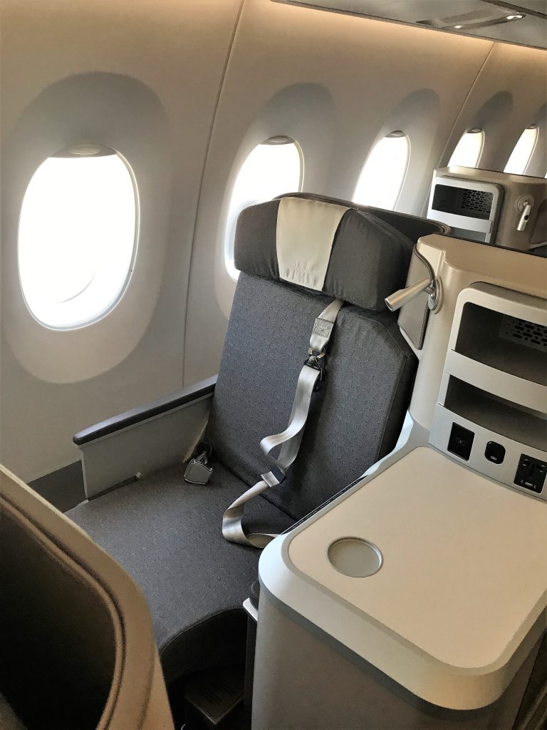 Iberia A350 business class short haul full review seat L