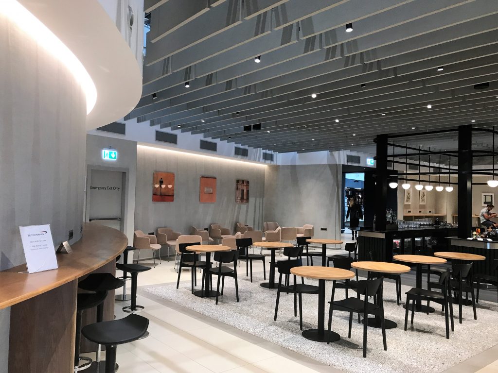 BA Rome lounge review