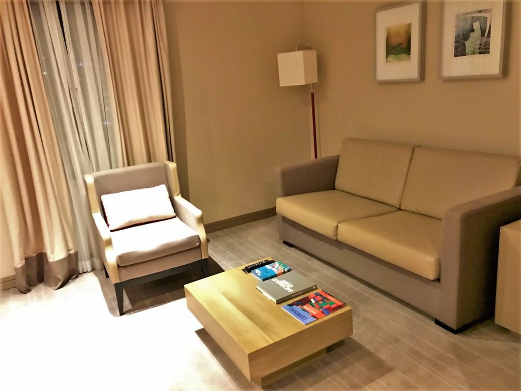 Intercontinental Hotel Sao Paolo Brazil review living room