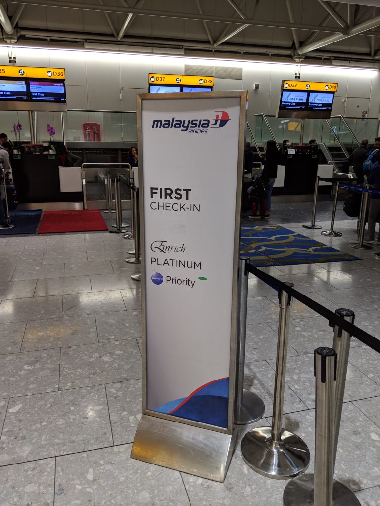 Malaysia Airlines A350 London - Kuala Lumpur First Class review