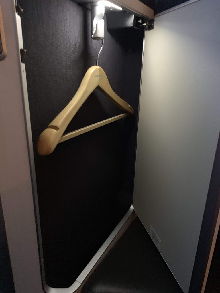 British Airways First Class Wardrobe