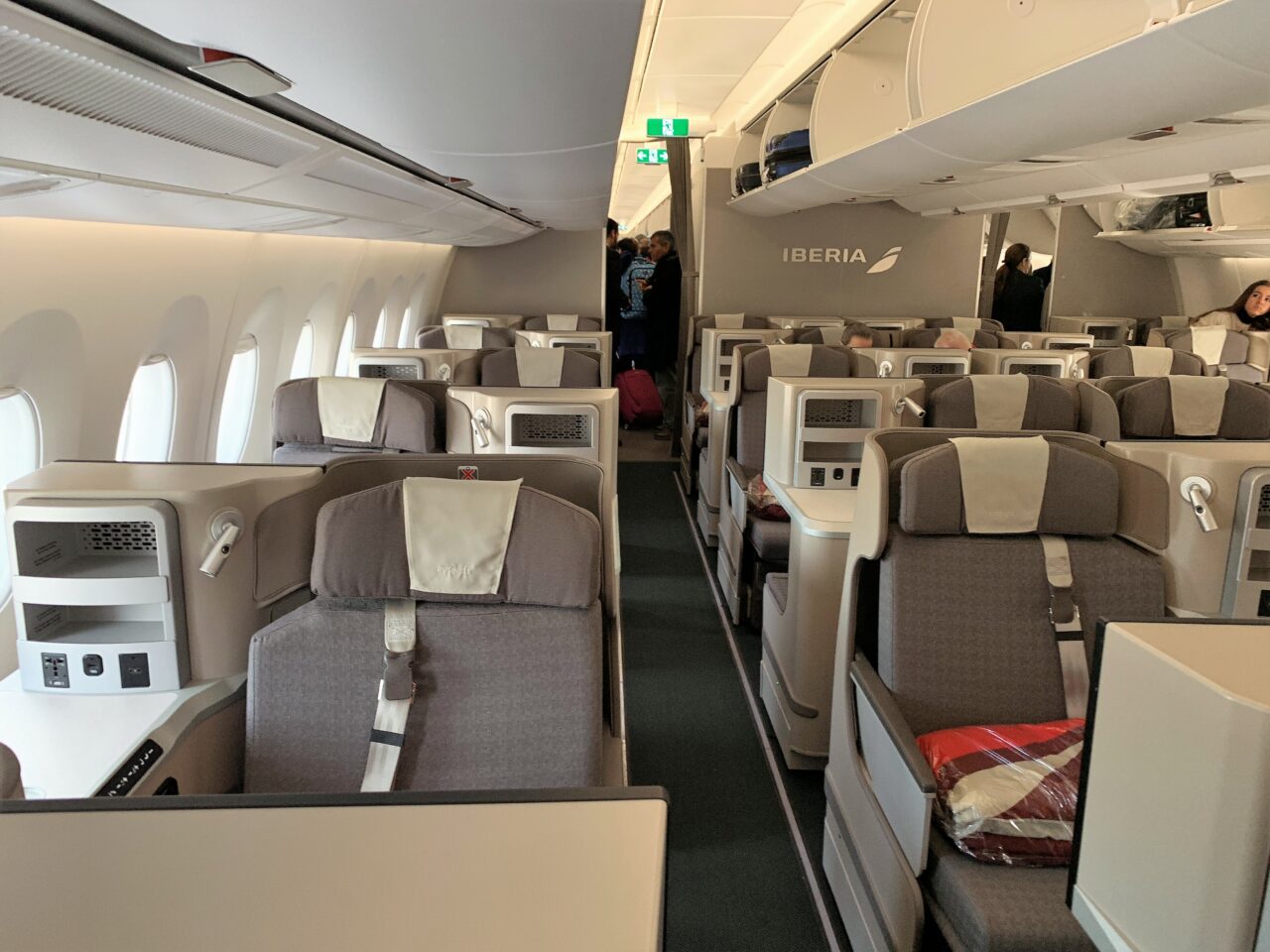 Iberia A350 business class cabin