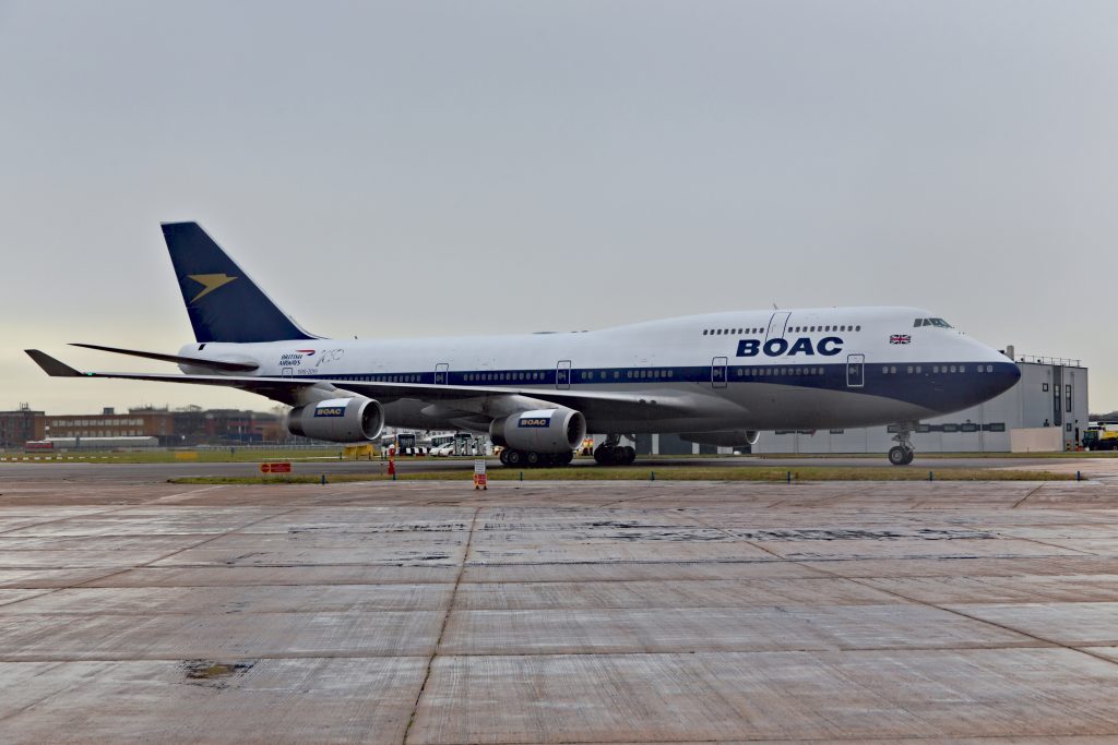 BA B747 BOAC livery