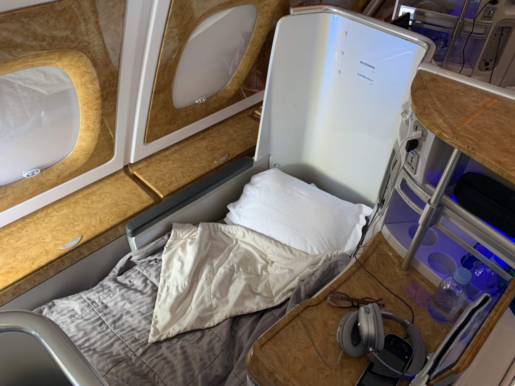 Emirates A380 Business Class Review Amsterdam To Dubai Blingy