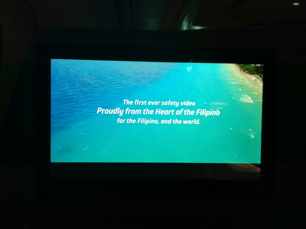 Philippine Airlines Airbus A350 Business Class IFE Screen 