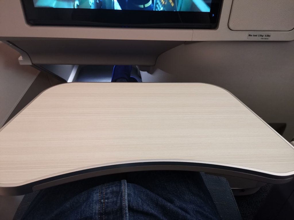 Philippine Airlines Airbus A350 Business Class Table 