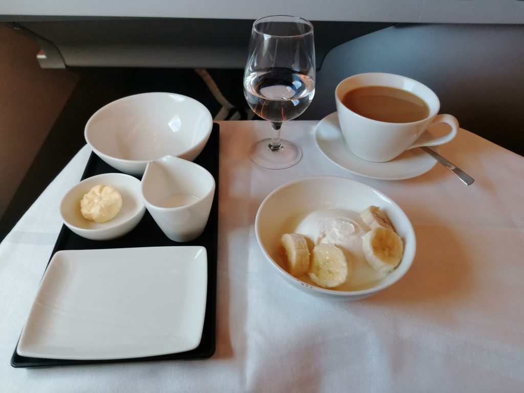 Philippine Airlines Airbus A350 Business Class Food 