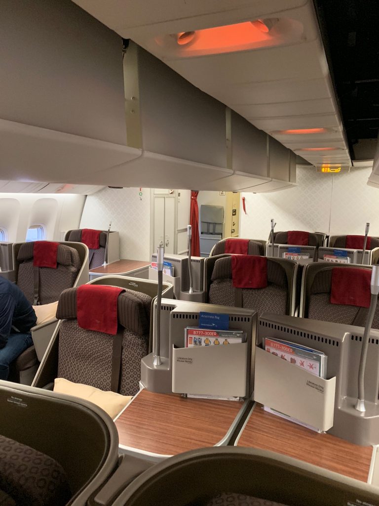 Garuda Business Class cabin