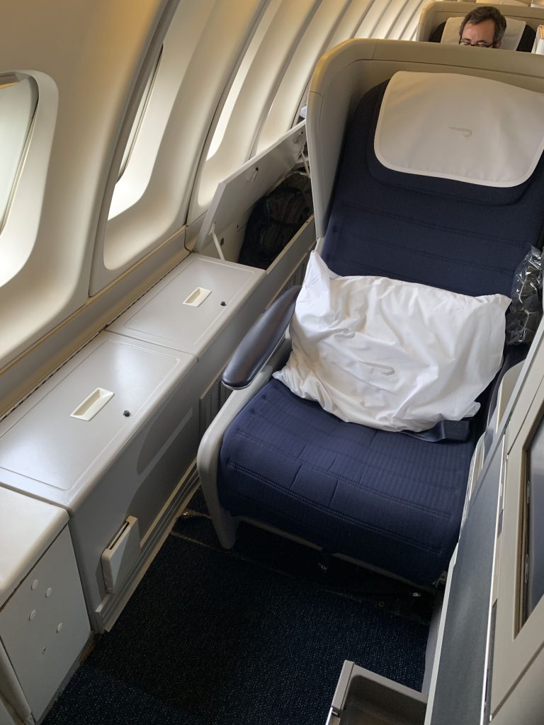 British Airways Club World upper deck Seat 