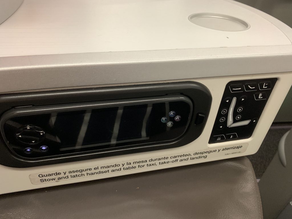 Iberia long haul business class controller