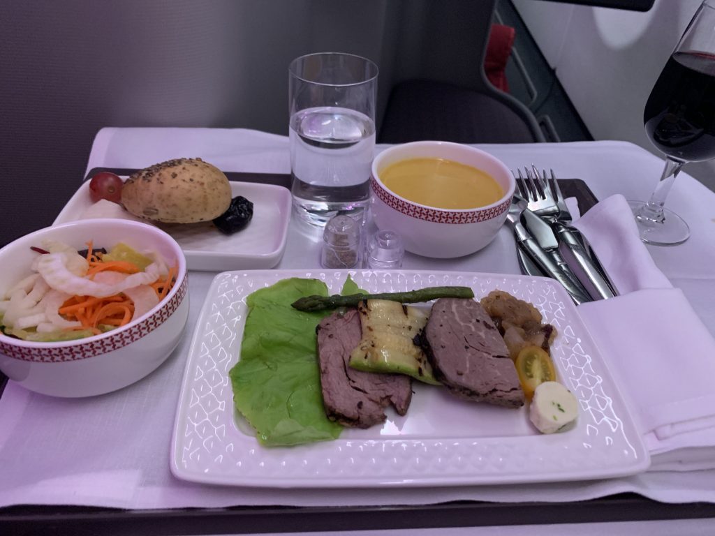 Iberia long haul business class starters 