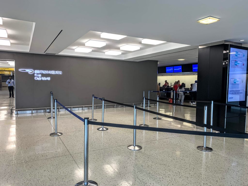 British Airways lounge JFK terminal 7 