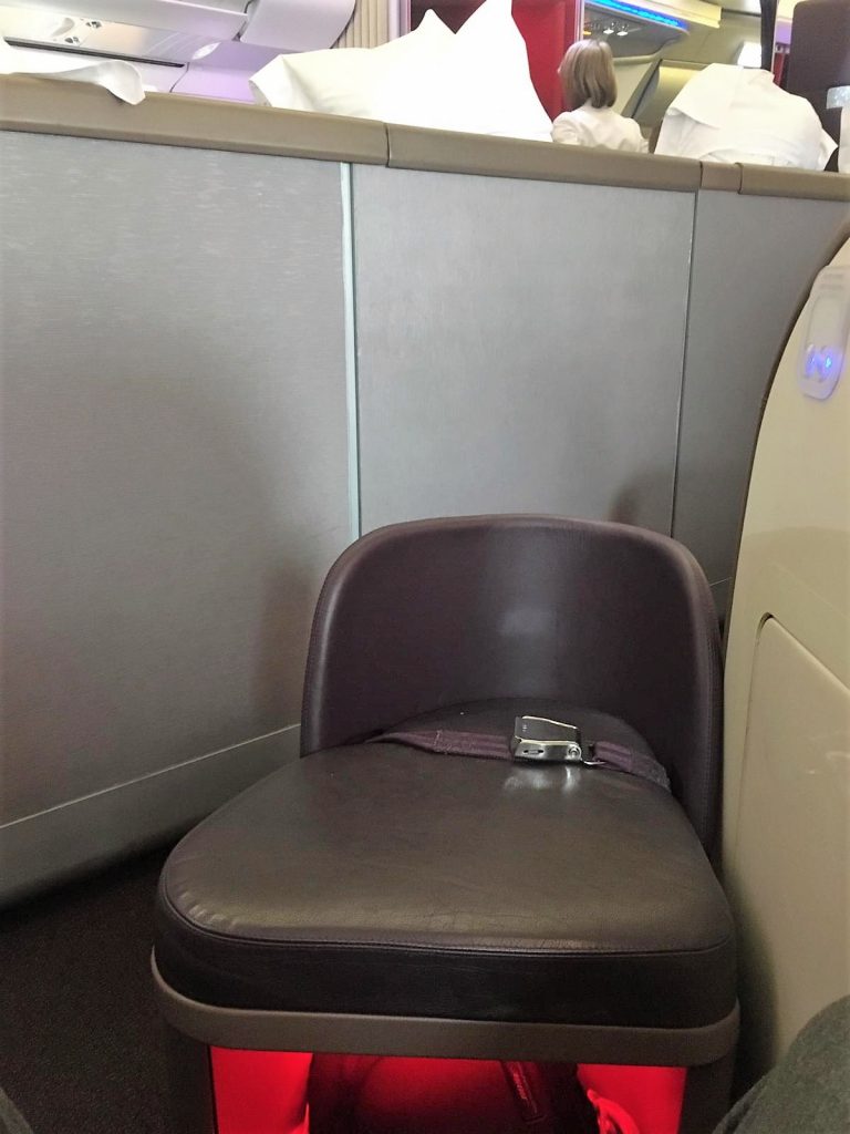 Virgin Atlantic Upper Class A340-600 footstool 