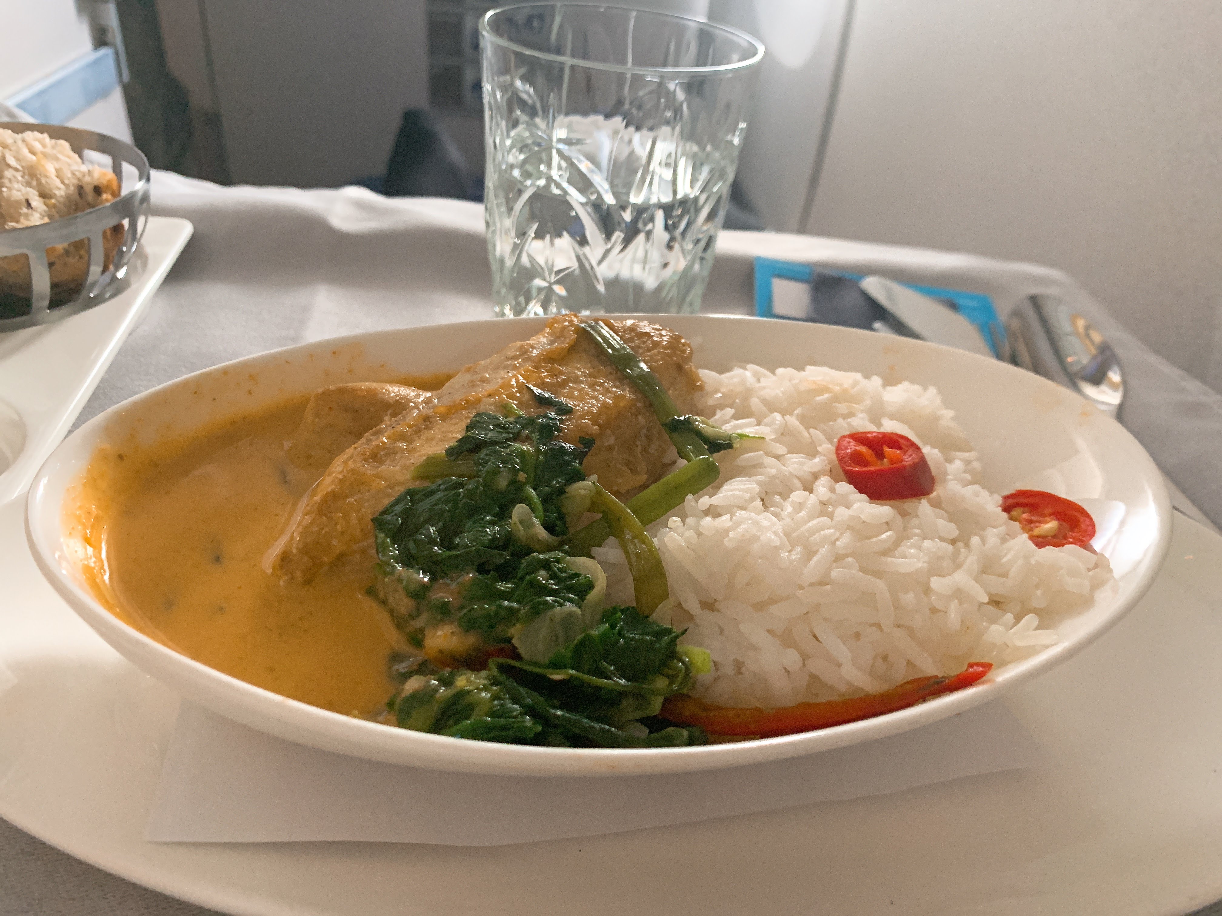 red thai chicken curry 