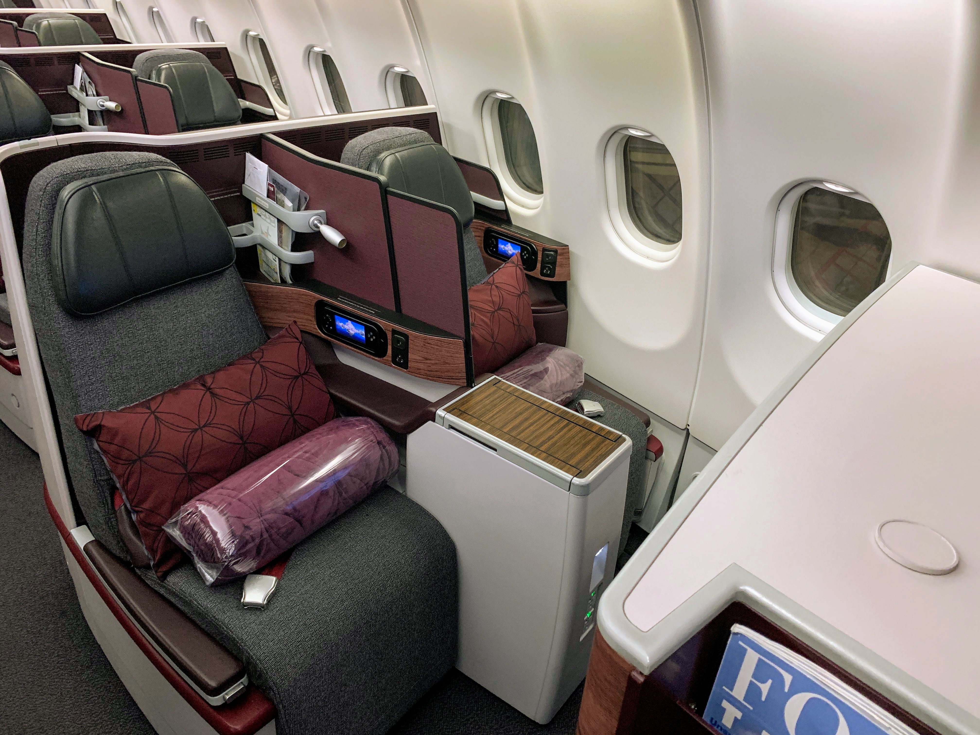 seat assignment qatar airways