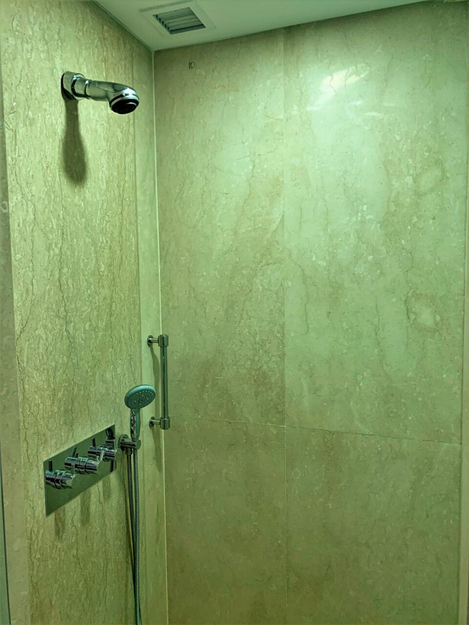 Conrad hotel Bali shower room 