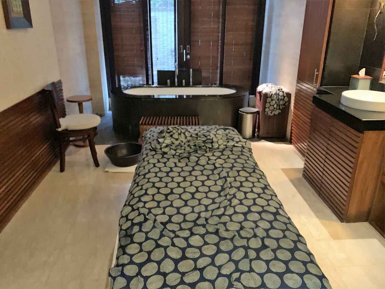 Conrad hotel Bali treatment room 