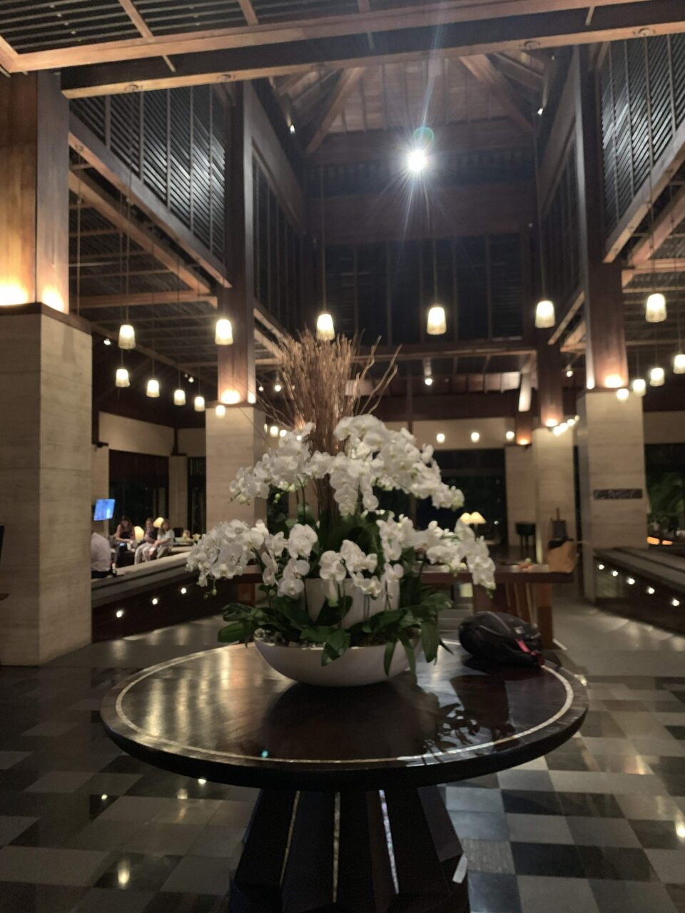 check in at Conrad hotel Bali 