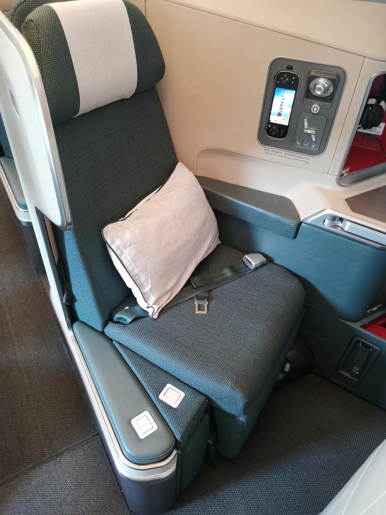 Cathay Pacific Airbus A350 Business Class Seat 