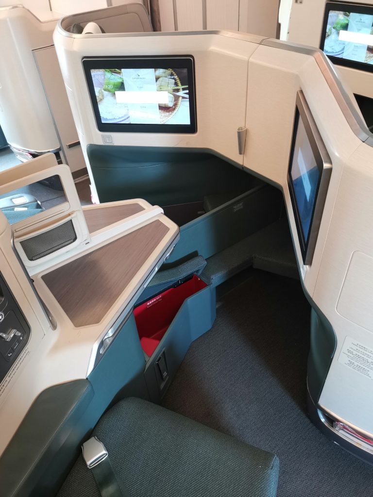 Cathay Pacific Airbus A350 Business Class Seat 