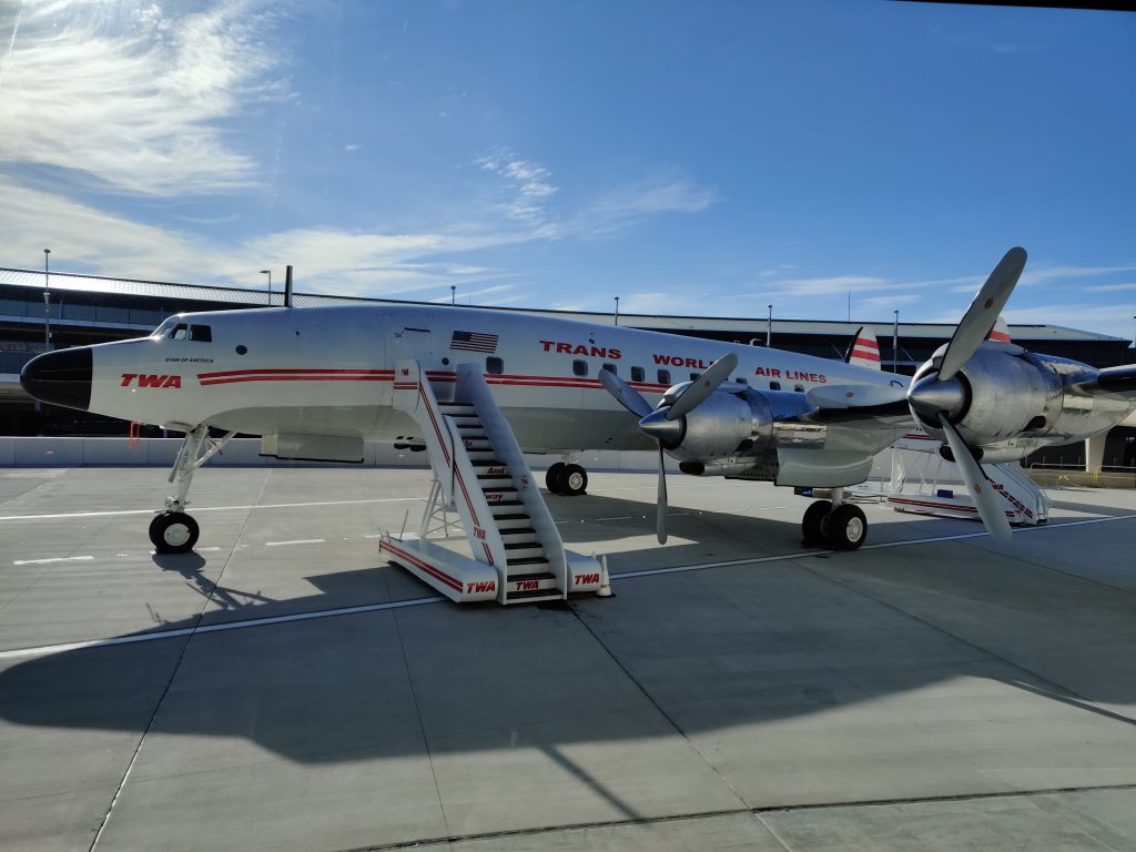 The TWA Hotel airplane 