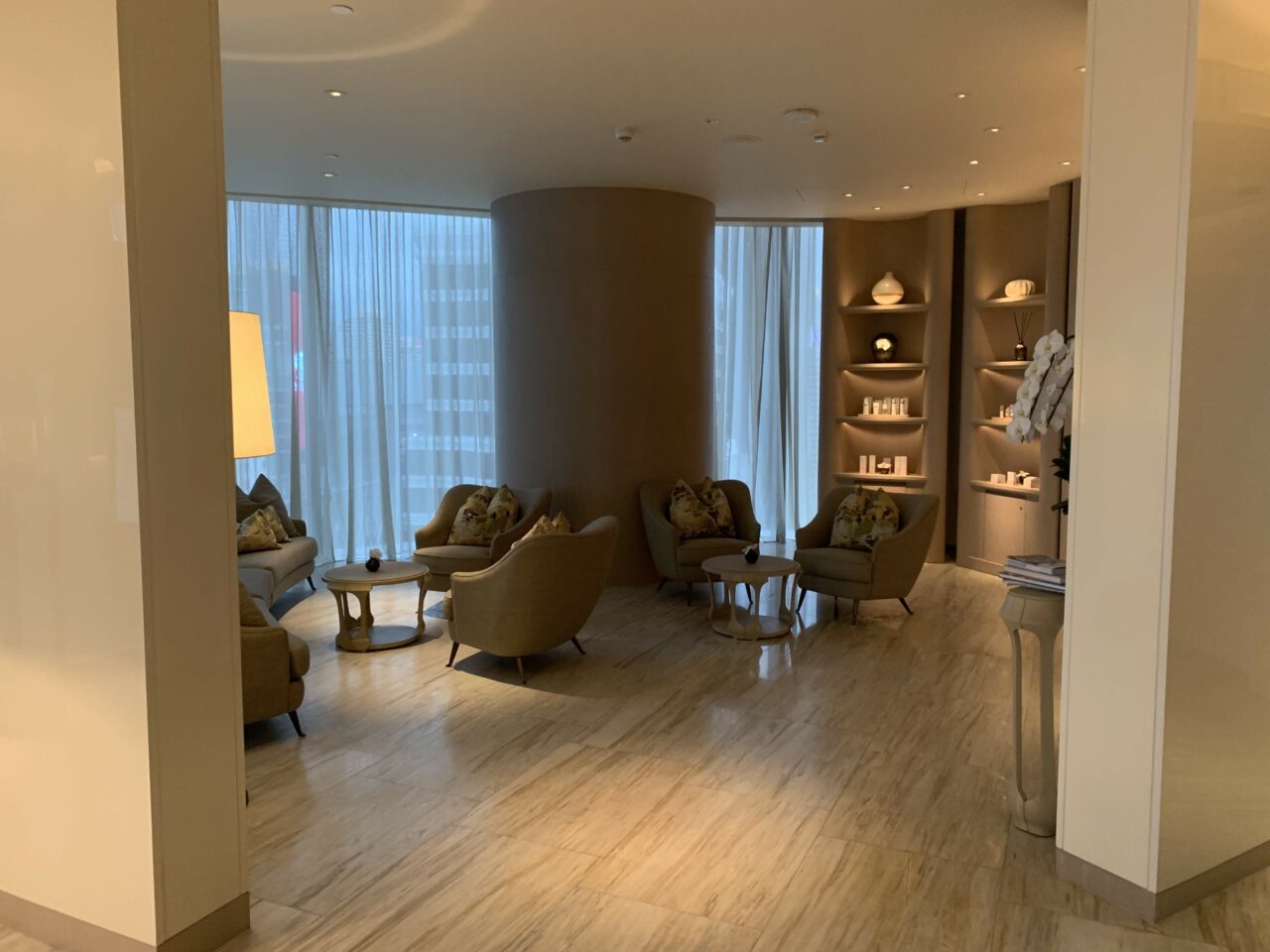 Waldorf Astoria hotel Bangkok Spa Reception