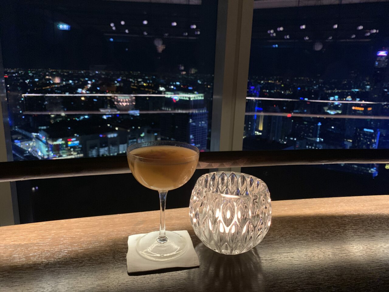 Cocktail with a view at The Loft