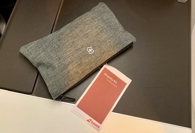 swiss business class amenity kit 