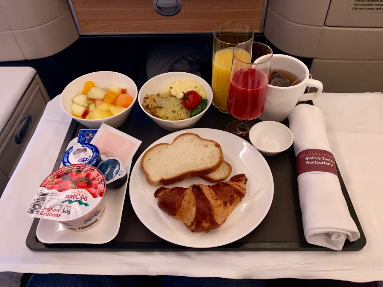 Swiss business class fruits 