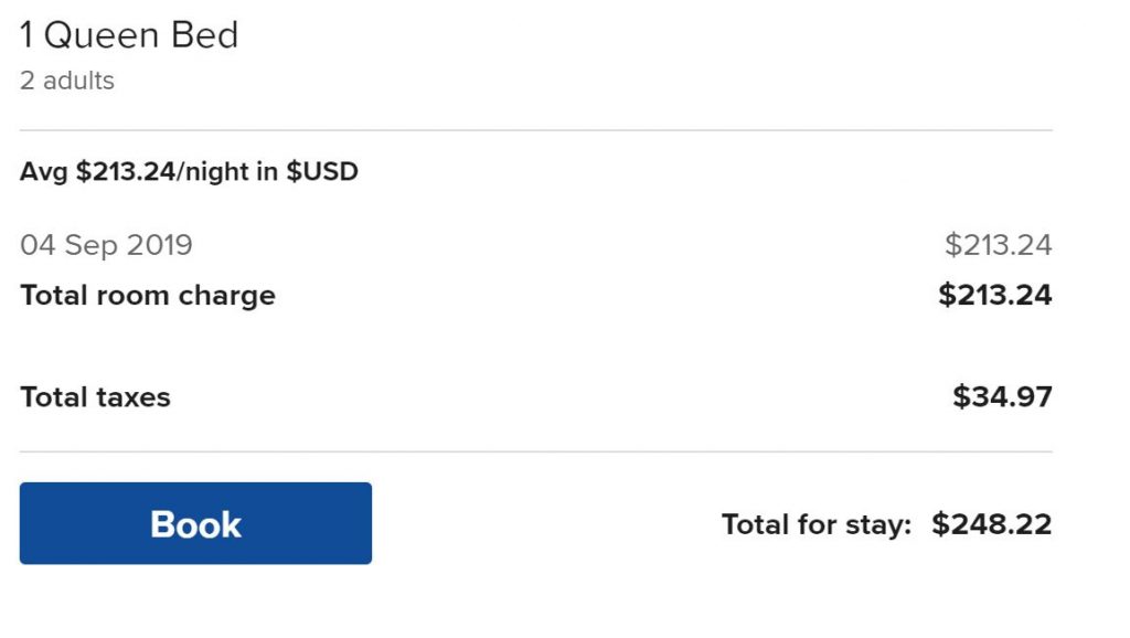 hotel expenses