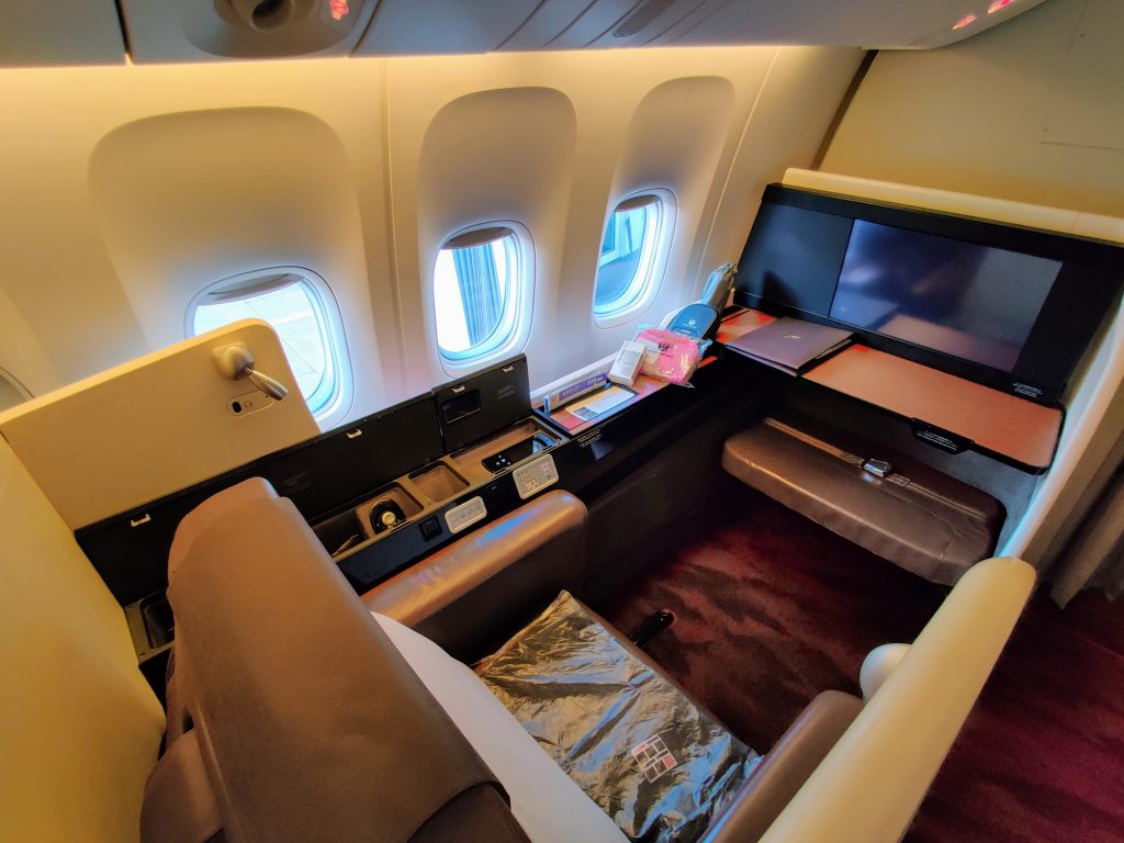 Japan Airlines First Class Seat