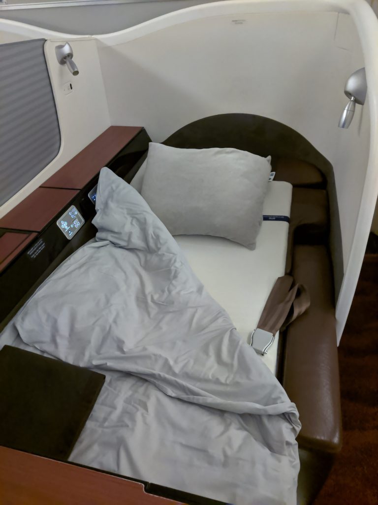 Japan Airlines First Class Flat Bed 
