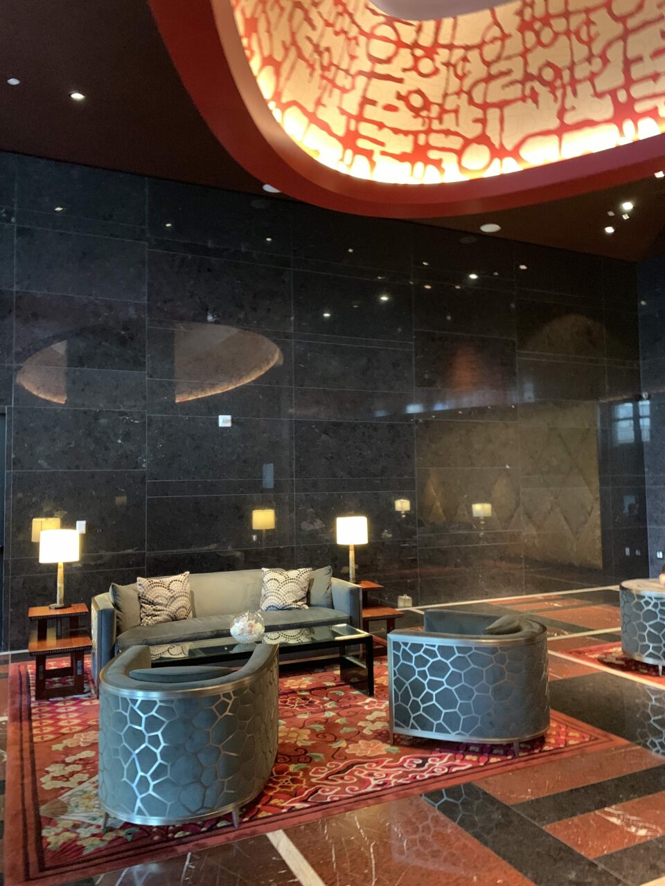 Inside Waldorf Astoria hotel Las Vegas 