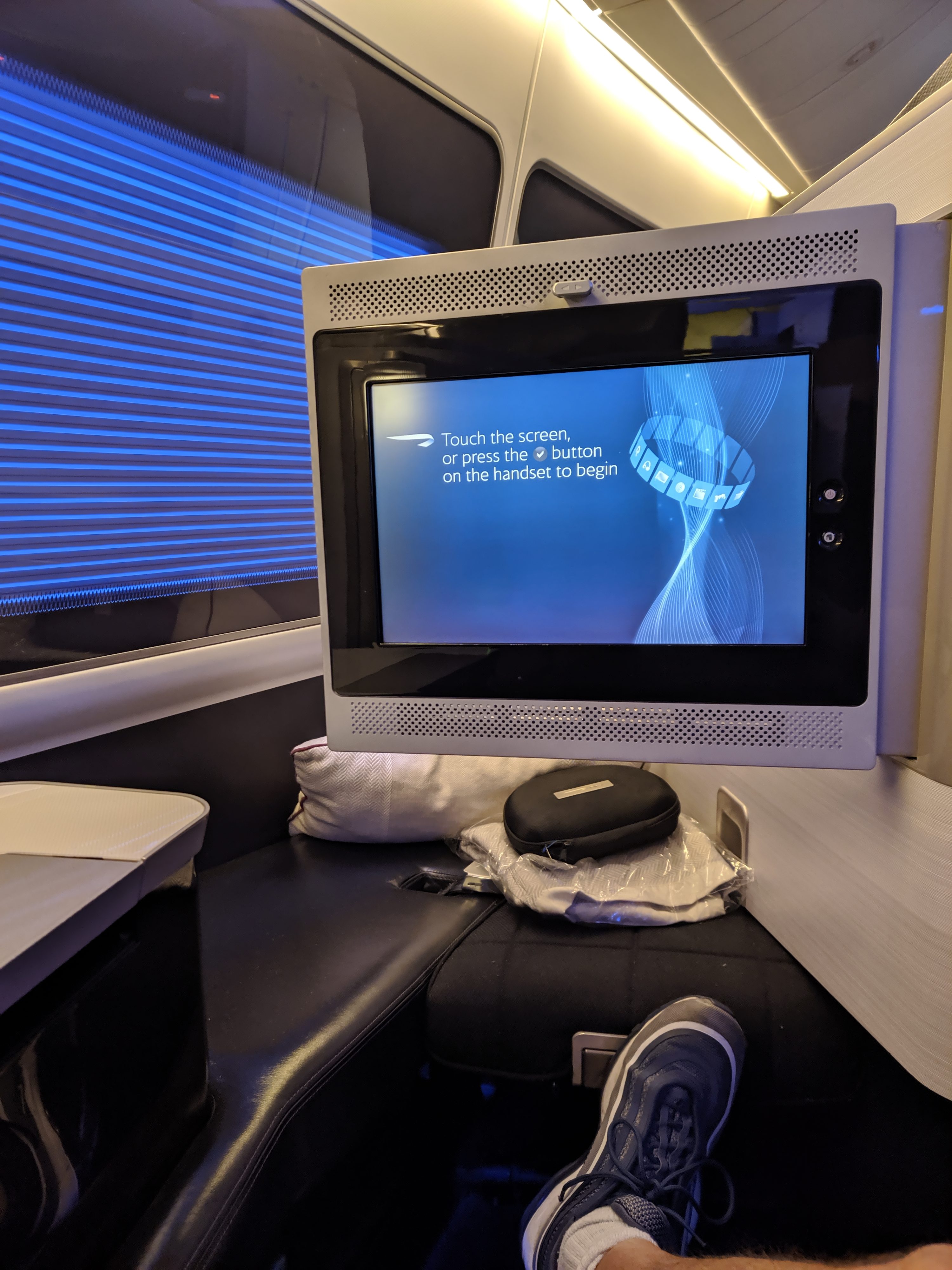 British Airways B777-300 First IFE Screen