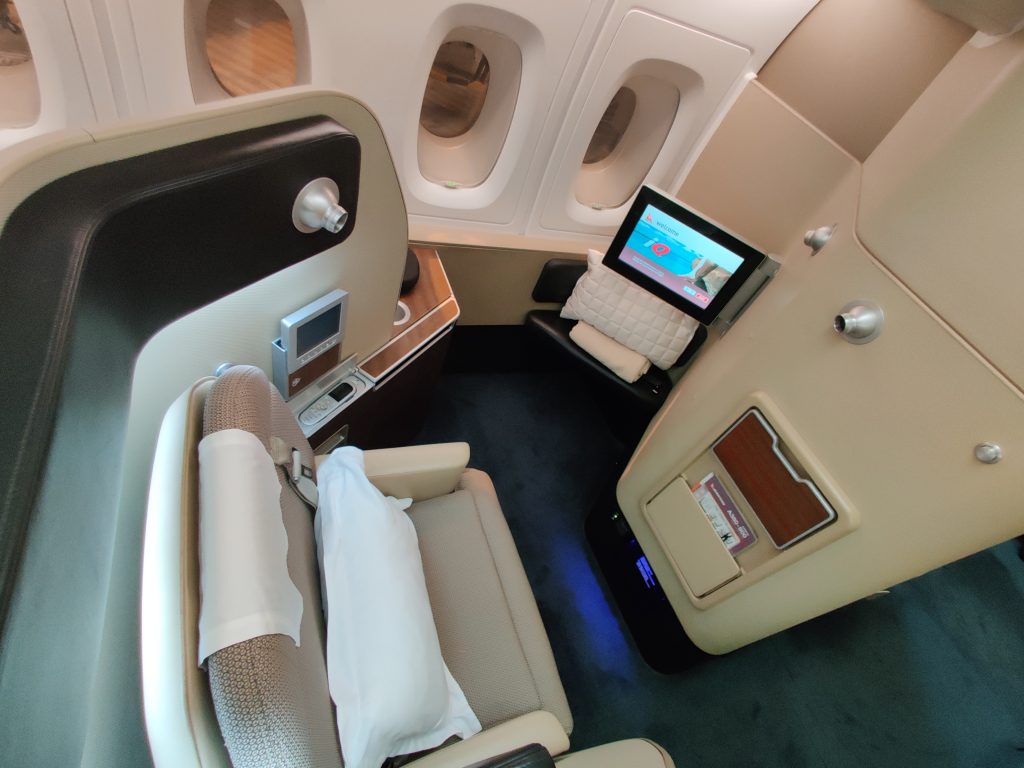 Qantas A380 First Class Seat 