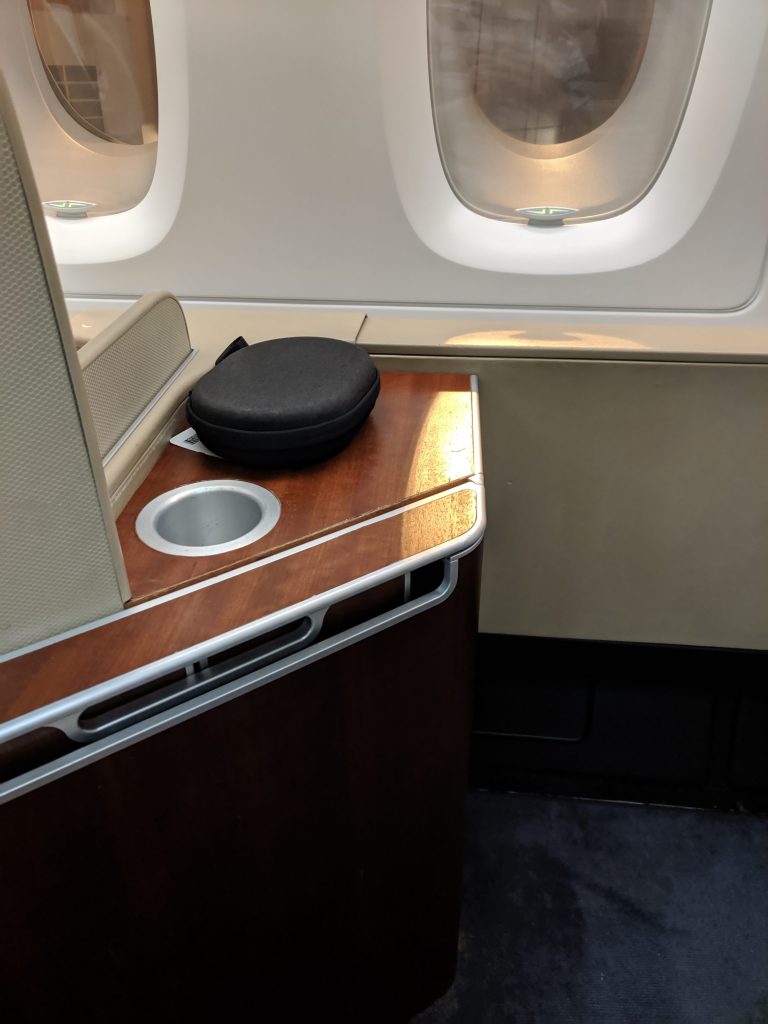 Qantas A380 First Class Window 