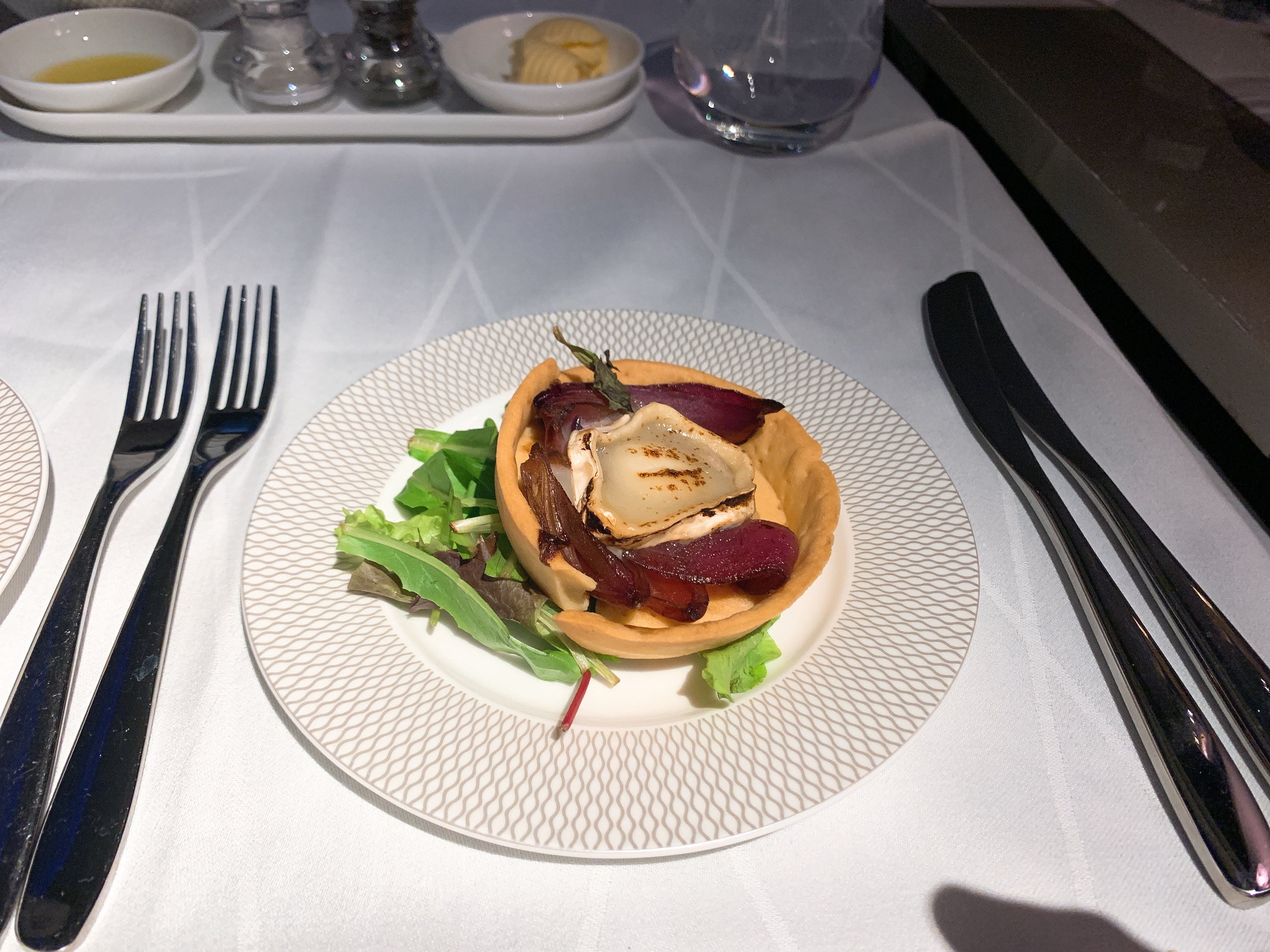 British Airways B777-300 First Food