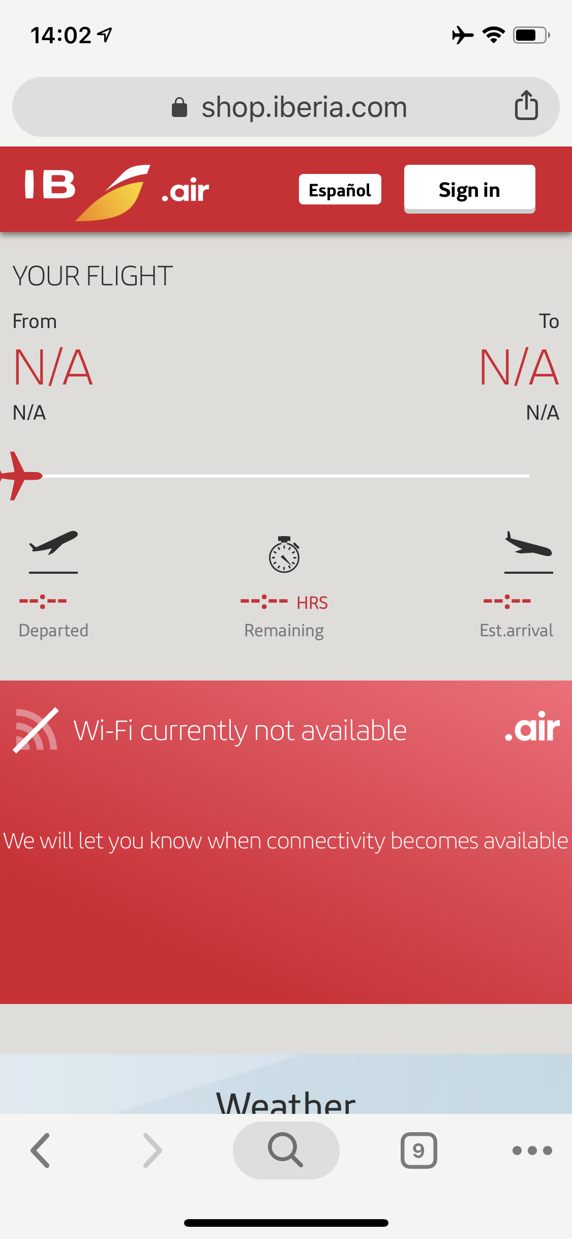 Iberia A320 Business Class App